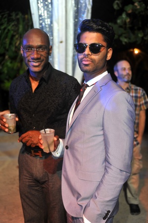 MIAMI BEACH, FL - JULY 18: Guests attend the Mercedes-Benz Fashion Week Swim 2014 Official Kick Off Party at the Raleigh Hotel on July 18, 2013 in Miami Beach, Floridaのeditorial素材