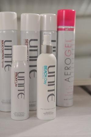 MIAMI - JULY 20: Cosmetics products for the show at the Agua Di Lara 2014 Collection backstage during Mercedes-Benz Swim Fashion Week on July 20, 2013 in Miami South Beach, FL のeditorial素材