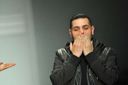 LOS ANGELES, CA - MARCH 10: Designer Michael Costello walks the runway at Michael Costello fashion show during Style Fashion Week Fall 2014 at The Live Arena on March 10, 2014 in Los Angeles.
のeditorial素材