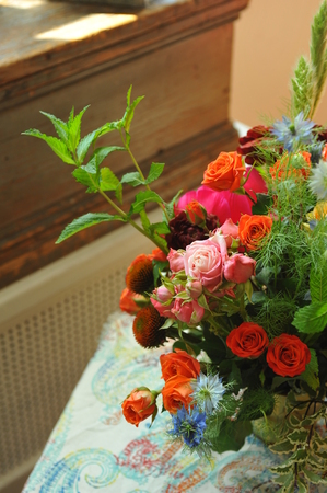 The bridal  floral arrangements.のeditorial素材