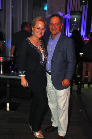 MIAMI - JULY 19: General view and guests of afterparty for Cia Maritima during MBFW Miami Swim on July 19, 2014 in Miami Beach Florida のeditorial素材