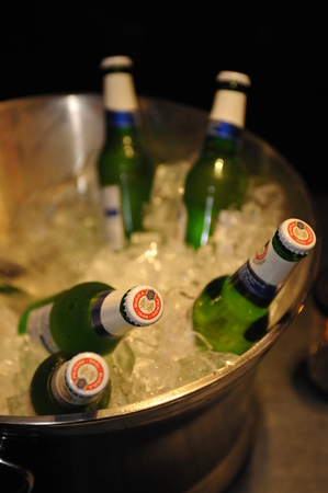 MIAMI - JULY 19: General view and guests of afterparty for Cia Maritima during MBFW Miami Swim on July 19, 2014 in Miami Beach Florida のeditorial素材