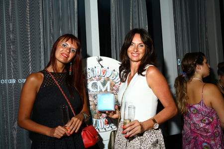 MIAMI - JULY 19: General view and guests of afterparty for Cia Maritima during MBFW Miami Swim on July 19, 2014 in Miami Beach Florida のeditorial素材