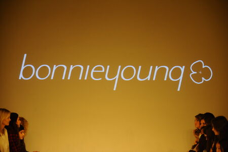 NEW YORK, NY - OCTOBER 19: Runway background during the Bonnie Young preview at petitePARADE Kids...