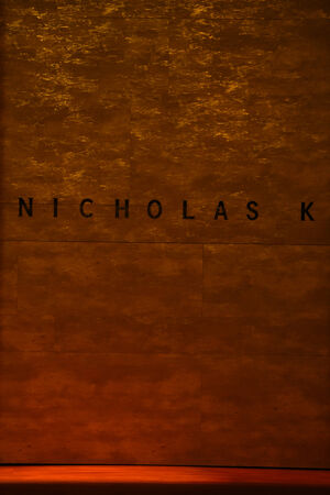 NEW YORK, NY - SEPTEMBER 04: A general look to the runway at Nicholas K during MBFW Spring 2015 at The Pavilion at Lincoln Center on September 4, 2014 in NYC.のeditorial素材