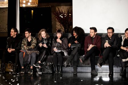 NEW YORK, NY - FEBRUARY 12: A general atmosphere and guests at the Big Park fashion show during Mercedes-Benz Fashion Week Fall 2015 at Beautique on February 12, 2015 in New York City.のeditorial素材