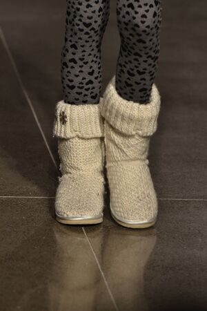 NEW YORK, NY - OCTOBER 17: A model walks runway at Little Miss Matched Fall/Winter 2016 Runway Show during petiteParade at The Spring Studio on October 17, 2015 in NYC.のeditorial素材