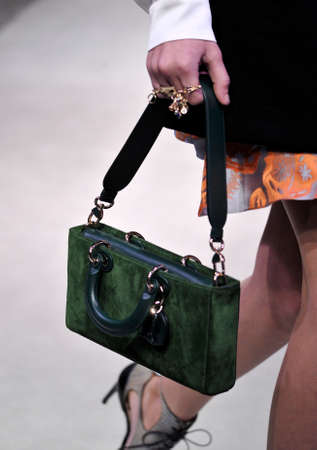 PARIS, FRANCE - MARCH 04: A model walks the runway during the Christian Dior show as part of the...