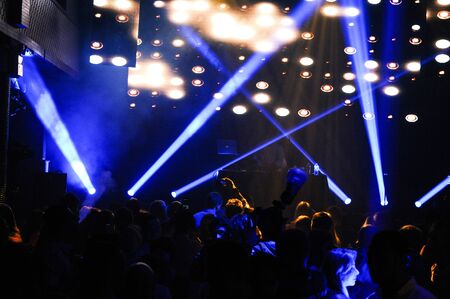 NEW YORK, NY - MAY 12: Russian duet Nikita perform on the stage during their Amrerican concert tour at Stage 48 on May 12, 2016 in New York City.のeditorial素材