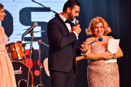 NEW YORK, NY - NOVEMBER 27: A general atmosphere on stage during the Big Apple Music Awards 2016 Concert at Master Theater on November 27, 2016 in Brooklyn NY.のeditorial素材