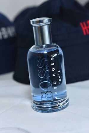 NEW YORK, NY - JULY 11: General atmosphere backstage at the BOSS - Hugo Boss show during NYFW Mens...