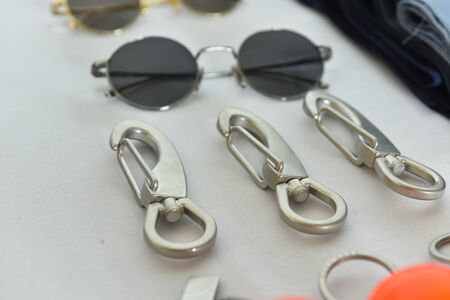NEW YORK, NY - JULY 11: Accessories backstage at the BOSS - Hugo Boss show during NYFW Mens Spring...