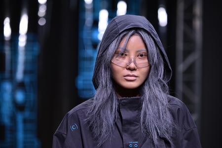 NEW YORK, NY - JULY 13: Models walk the runway finale at the C2H4 show during NYFW: Mens on July 13, 2017 in New York City.のeditorial素材