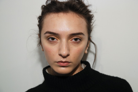 NEW YORK, NY - FEBRUARY 12:general atmospere backstage at the Bevza fashion show during New York Week: The Shows at Gallery at Gallery II at Spring Studios on February 12, 2018 in NYCのeditorial素材