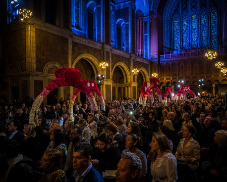 NEW YORK, NY - APRIL 11: General atmosphere during the Reem Acra Bridal Spring 2020 fashion collection at New York Fashion Week: Bridal on April 11, 2019 in NYC.のeditorial素材