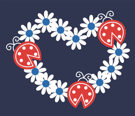 love design over blue  background vector illustration. vector valentineのイラスト素材