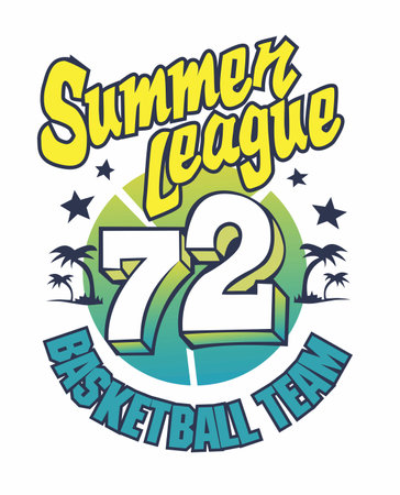 Summer holidays typography design for t-shirt. Vector illustration.のイラスト素材