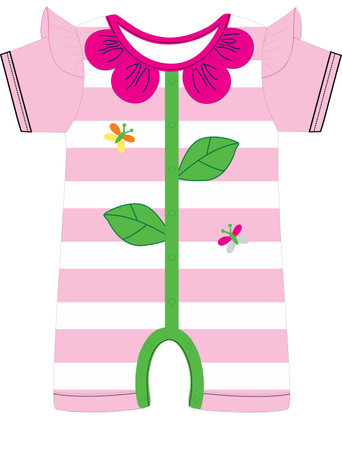 This is an illustration of a Baby Shower Costume.  Perfect for your next design.のイラスト素材