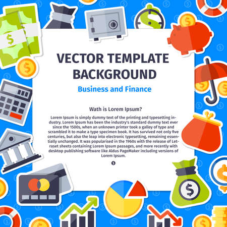 Vector illustration. Happy Valentine day background in flat minimalistic styleのイラスト素材