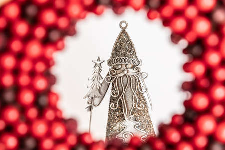 Christmas. New Year. grandfather frost. iron Santa Clausの写真素材