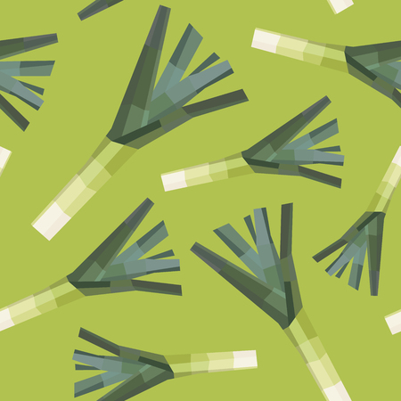 Seamless vintage polygon leek pattern.のイラスト素材