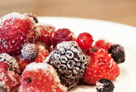 Frozen fruitsの写真素材