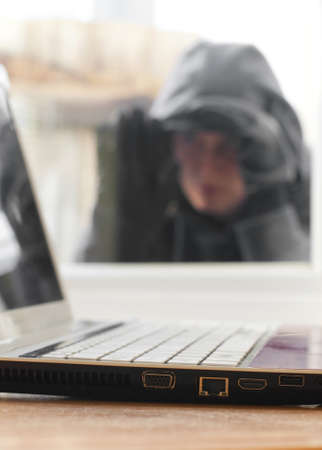 Valuables on show to burglar