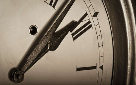 Old clockの写真素材