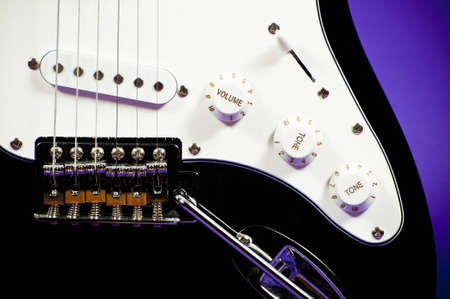 Electric guitar detailの写真素材