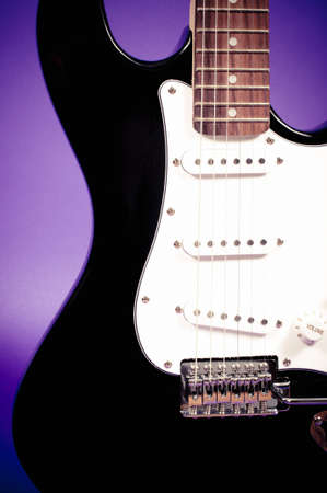 Retro electric guitarの写真素材