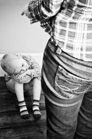 Child abuseの写真素材