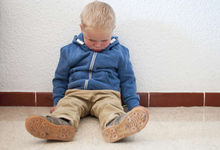 Abused childの写真素材