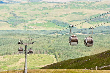 Mountain cable carの写真素材
