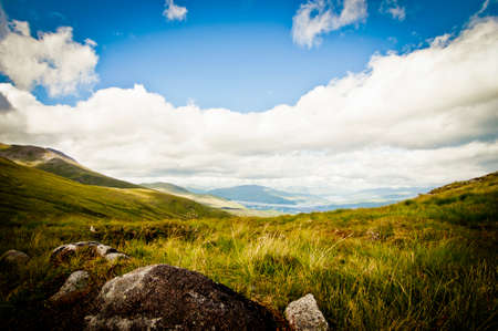 Mountain top in scotlandの写真素材