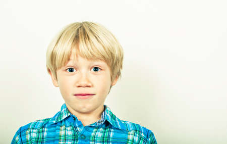 Surprised kidの写真素材