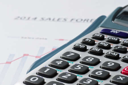 Sales growth and calculatorの写真素材