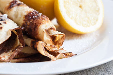 Shrove Tuesday pancakesの写真素材