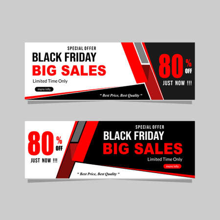 black Friday banner sale with discountのイラスト素材