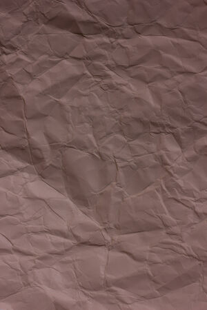 Brown crumpled paper background textureの写真素材