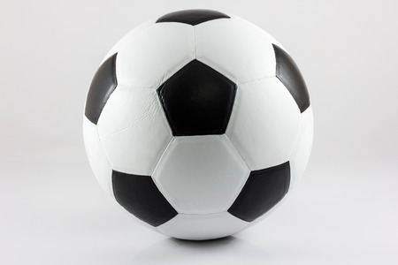 Football  Isolated on white backgroundの写真素材