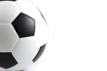 Football  Isolated on white backgroundの写真素材
