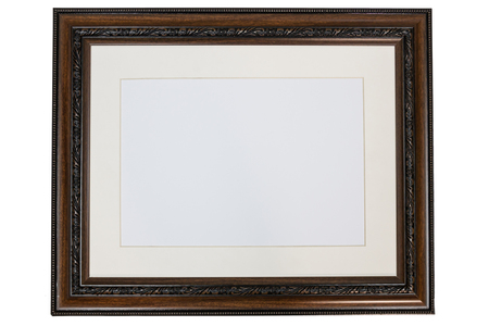 picture frame isolate in white backgroundの写真素材