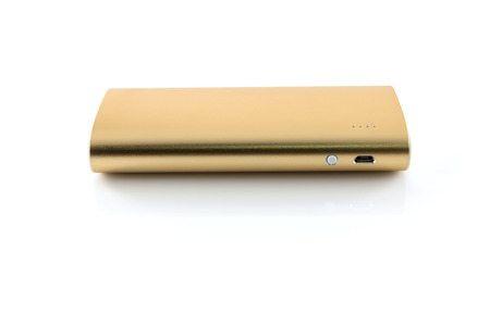 Power Bank isolate on white backgroundの写真素材