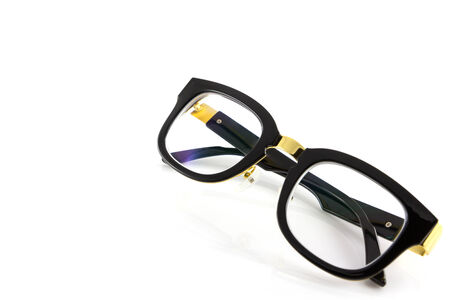 glasses isolate in white backgroundの写真素材