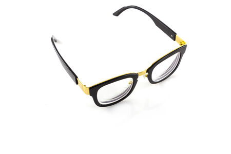 glasses isolate in white backgroundの写真素材