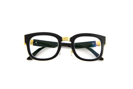 glasses isolate in white backgroundの写真素材