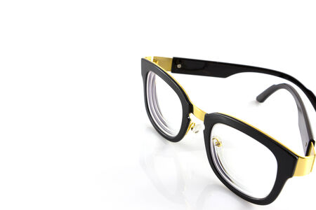 glasses isolate in white backgroundの写真素材