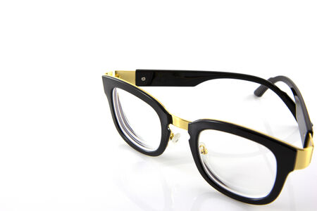 glasses isolate in white backgroundの写真素材