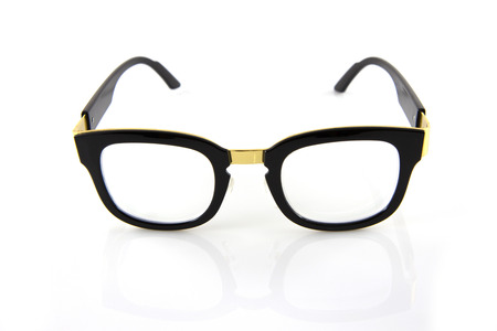 glasses isolate in white backgroundの写真素材