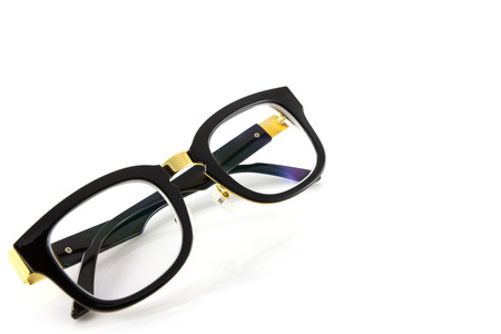 glasses isolate in white backgroundの写真素材